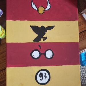 2/$30 Harry Potter Gryffindor painting